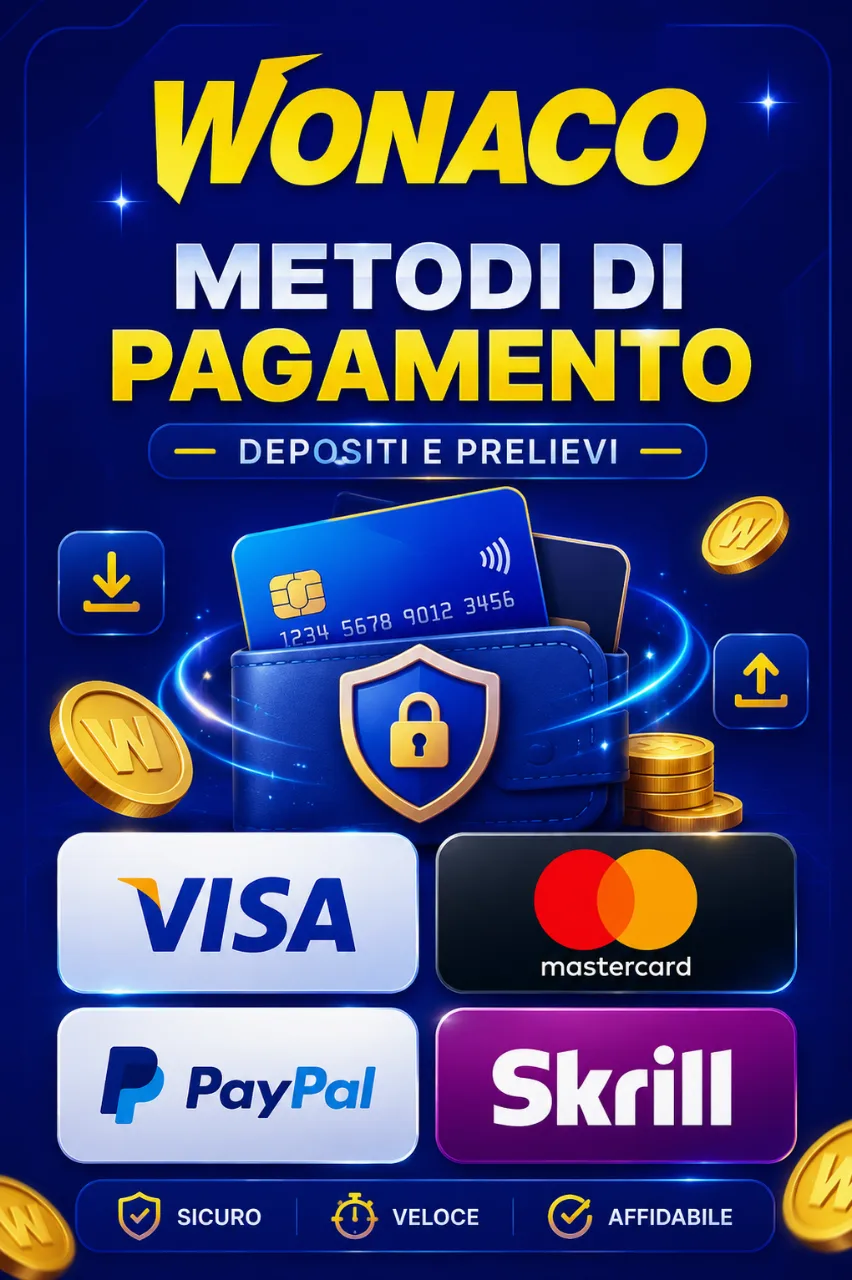 Loghi Visa Mastercard PayPal Skrill metodi pagamento