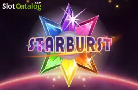 Starburst, gemme colorate su sfondo cosmico