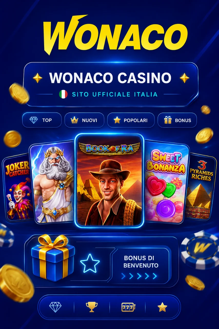 Wonaco Casino — Sito Ufficiale Italia